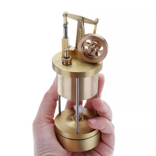 Microcosm M88 Mini Steam Engine Full Metal Live Steam Engine Model Kit Creative Gift Set