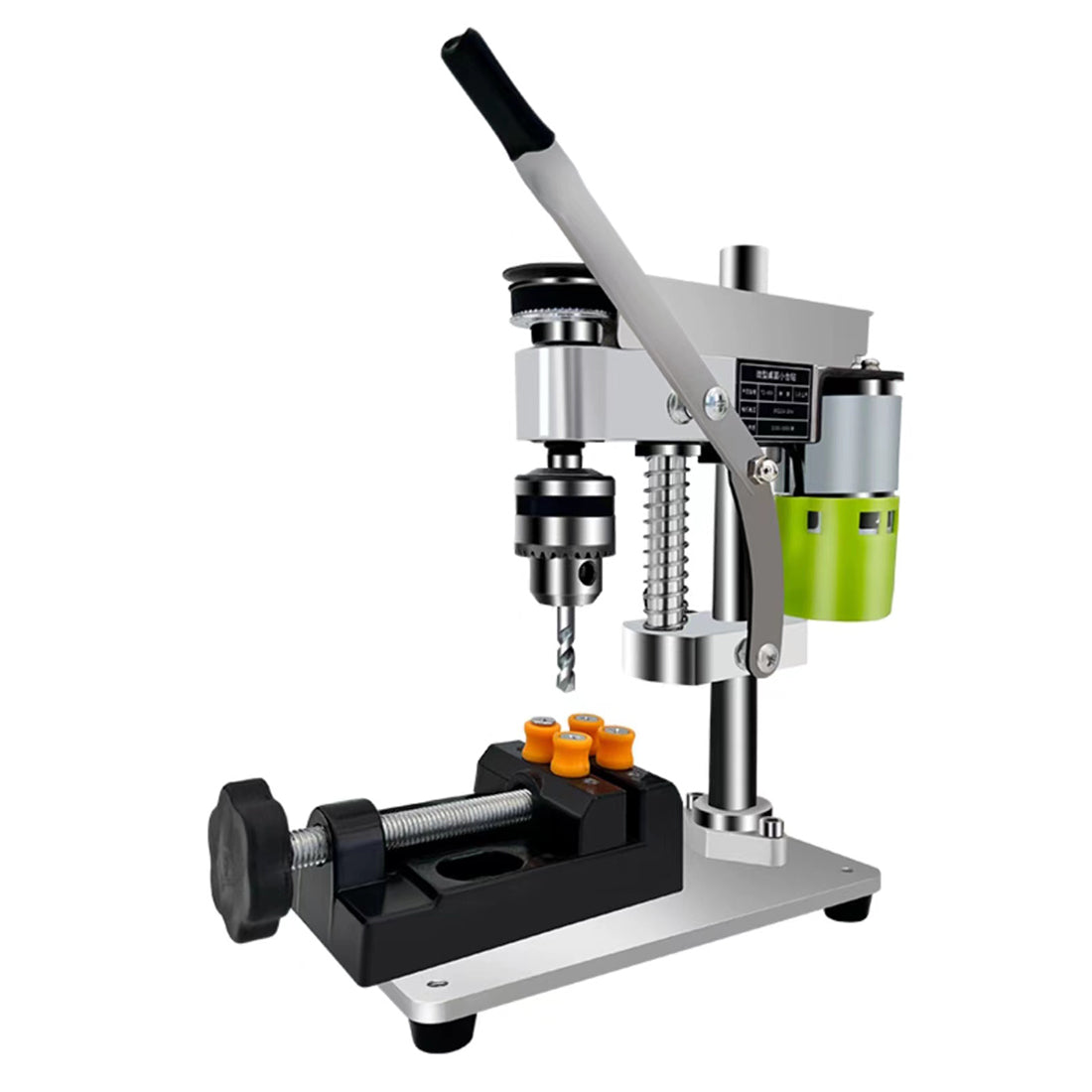 Mini Desktop Variable Speed Drill Press Precision Drilling Machine (B10 Chuck Standard Version)
