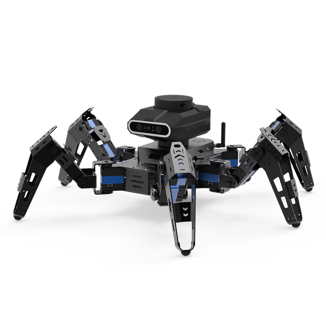 Phage Six-Legged Spider Bionic Metal Robot Programming DIY Intelligent Experiment Technology Toy