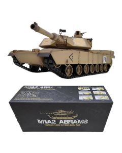1/16 RC Tank 2.4G M1A2 RC Main Battle Tank Military Model (Upgraded Version/Yellow Ochre)
