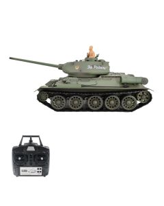 1/16 RC Tank 2.4G T34/85 RC Main Battle Tank Military Model (Upgraded Version/Army Green)