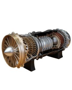 SKYMECH 1/20 Turbofan Engine Model Kit - Build Your Own Turbofan Engine that Works - WS-15 DIY Turbofan Frighter Engine 150+Pcs