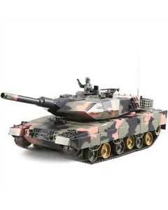 1/24 RC Tank German Leopard2 A5 Tank Model Military Vehicle Model Toys with Lights&Sounds