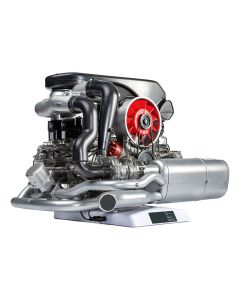 1/3 Scale DIY Horizontal Opposed 6-Cylinder Engine Kit with Operational Turbocharger - Electric Motorized STEM Educational Display Model