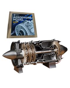 SKYMECH 1/3 Turbojet Engine Model Kit - Build Your Own Turbojet Engine that Works - WP-85 Turbojet DIY Aircraft Engine Model 100Pcs