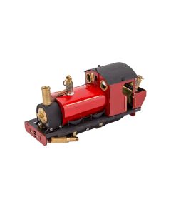1/50 HO Scale Live Steam Locomotive Model with Oscillating Steam Engine