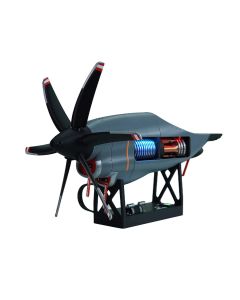 1/6 Scale C130 FDM 3D-Printed Variable-Pitch Turboprop Engine Model, STEM Educational Tool