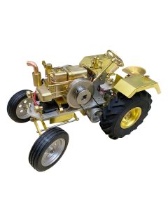 T12 Antique Roller Tractor Model with 1.6cc Mini Horizontal Single-cylinder Water-cooled Gasoline IC Engine