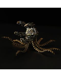 3D Metal Steampunk Galaxy Craft Puzzle Mechanical Octopus Model DIY Assembly for Home Decor Creative Gift-1060PCS