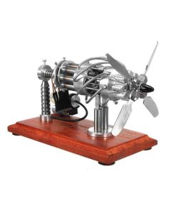 16 Cylinder Stirling Engine Model Gas Powered Stirling Engine Collection Toy Gift
