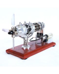 16 Cylinder Stirling Engine Model Kit Collection Gift for Engineer - Enginediy