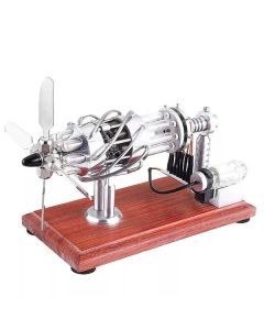 16 Cylinder Stirling Engine with Quartz Tube Collection Gift for Engineer-Upgrade