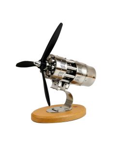 16-Cylinder Swash Plate Stirling Engine Model Aircraft Mechanical Engine Artwork Toy Gift