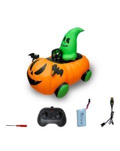 2.4Ghz Inflatable Pumpkin Street Racing RC Car Halloween Gift RTR