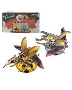 3D DIY Steampunk Christmas Insects Metal Assembly Model Kits Creative Ornament