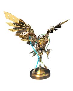 3D DIY Steampunk Metal Mechanical Eagle Model Kit, Creative Trendy Display - 650PCS