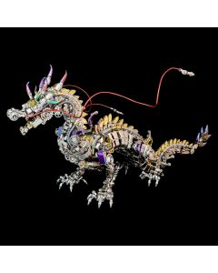 3D Metal Mechanical Dragon Crafts DIY Assembly Model Kit Art Device for Kids, Teens and Adults-2030+PCS