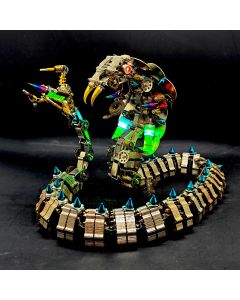 3D Metal DIY Mechanical Cobra Snake Model Realistic Mechanical Kit Creative Gift 1000PCS+