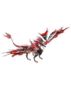 3D Metal DIY Mechanical Fire-Breathing Dragon Model Kit, Creative Trendy Display-200+PCS