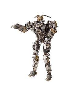 3D Protoss Mecha Metal Model With Light Steampunk DIY Assembly Jigsaw Crafts 1020+Pcs
