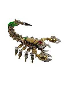 3D Steampunk Metal Mechanical War Scorpion Model Kit - 450PCS+