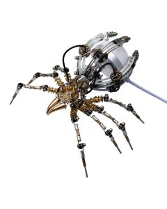 512PCS Metal DIY Assembly Toys Mechanical Spider with Lamp