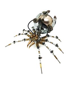 512PCS Metal Steampunk Mechanical Spider Bluetooth Speaker Model Kit