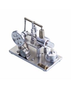 ENJOMOR Balance Hot Air Stirling Engine Electric Generator Model with LED Light - STEM Toy