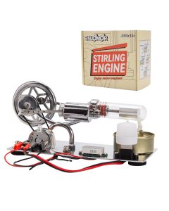 ENJOMOR γ-Type Hot Air Stirling Engine Model Kit STEM Educational Toy- Enginediy