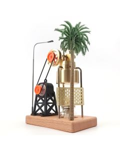 KACIO FD-6 Mini Three-legged Vertical Swing Steam Engine Model with Boiler & Steam Power Generating Units