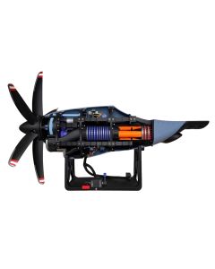 Large Turboprop Engine Model -3D Printing Aircraft (Finished Model)