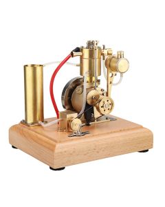 M18 Premium Stirling Engine Model – Water-Cooled Miniature Gasoline Motor with Gear Pump & Water Tank