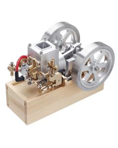 M92 Metal Horizontal Hit and Miss Water-cooled Gasoline Engine Internal Combustion Engine Model with Flywheel Speed Limiter