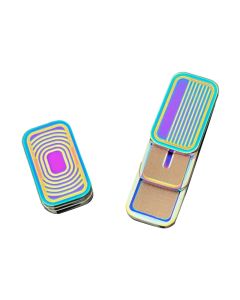 Magnetic Metal Three-layer Push Cards Trackless Magnetic Sliders Stress Relief Toys for EDC Toy Lovers