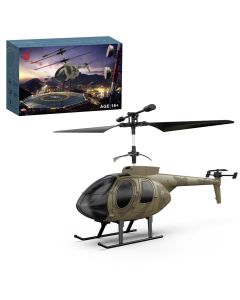 MD500 2.4G RC Airplane 4CH 6-axis Gyroscope Simulation Helicopter Model Toy (RTF Version/Green)