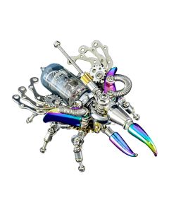 Mechanical Beetle 3D Metal DIY Insect Metal Assembly Model Colorful Parts Toy 200PCS