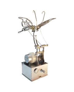Mechanical Bionic Butterfly 3D Metal Puzzle DIY Kinetic Sculpture Model