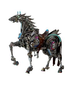 Mechanical Bionic Horse 3D Metal Model Kits DIY 1500+PCS