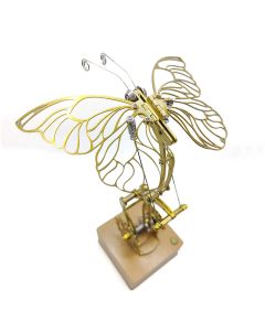 Mechanical Butterfly Dynamic 3D DIY Mechanical Metal Butterfly Model Kit for Kids, Teens, and Adults