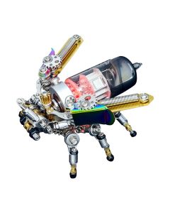 Mechanical Firefly 3D Metal DIY Insect Metal Assembly Model Colorful Parts Decoration 200PCS