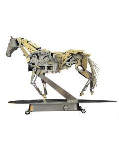 Mechanical Running Horse 3D Metal Puzzle Kinetic Horse Assembly Model Kit 300PCS