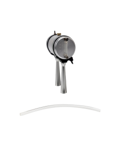 Metal Fuel Tank + Tank Stand for MUSA FV1A KW-OHV Engine Model (Silver)
