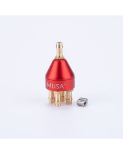 MUSA Metal One and Four Oil Passer Oil Diverter Connector with Strainer