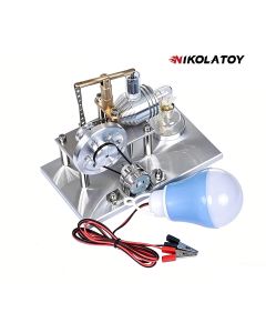 Alloy Stirling Engine+LED Lights