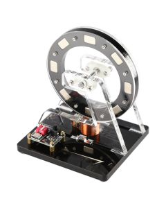 Small Hall Sensor Motor Model - Brushless Ferris Wheel Demonstrator, Bedini Style - Low Power Consumption High Speed Tech Desk Decor