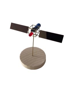 Solar Powered Metal Wire Satellite DIY Electronic Sculpture Kit