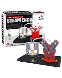 Steam Engine Model DIY Kit Children Steam Engine Experiment Model - Science Museum at Home