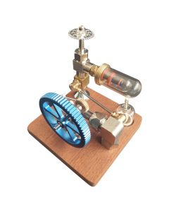 ENGINEDIY Stirling Engine Model with Vertical Flywheel Speed Adjustable | Science Experiment Engine