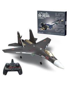 SU35 2.4G RC Airplane 4CH Fighter Airplane Plane Boys' Electric Aircraft Toy Gift (RTF Version)