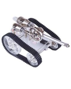 Tank Stirling Engine Car Motor Model External Combustion Engine Toy Gift - Enginediy